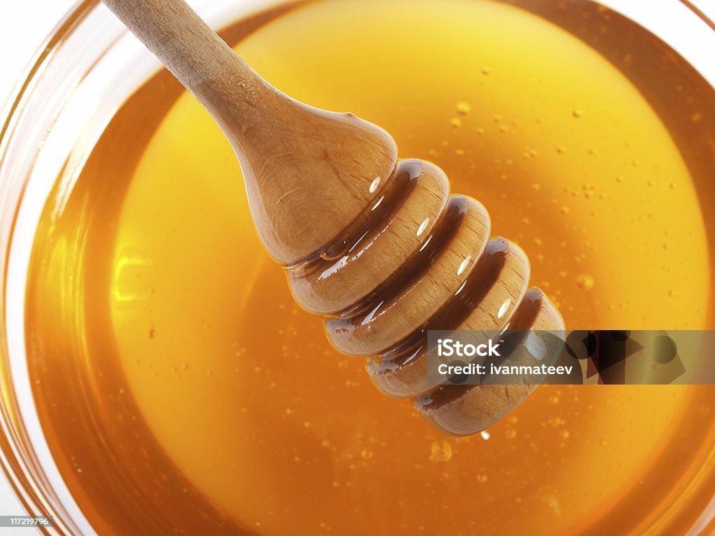 Honey Bowl Stock Photo