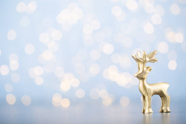 istock Christmas ball background. Greeting card decorations on a blue background. 1172198474