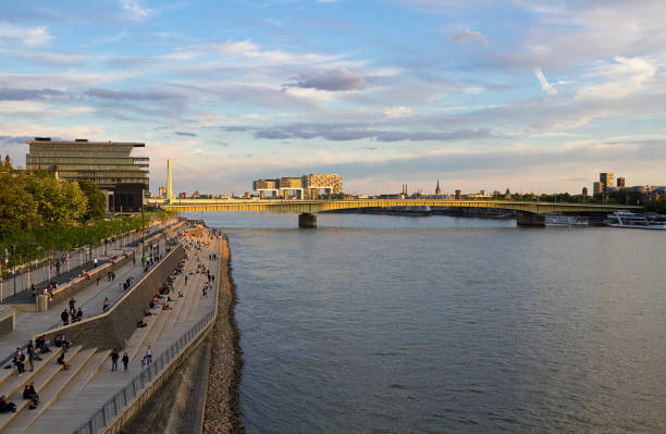 istock Panoramic view of Cologne Rhine Promenade 1172205657