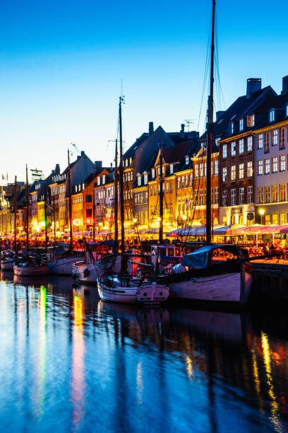 istock Nyhavn harbor in Night, Copenhagen 1172207287