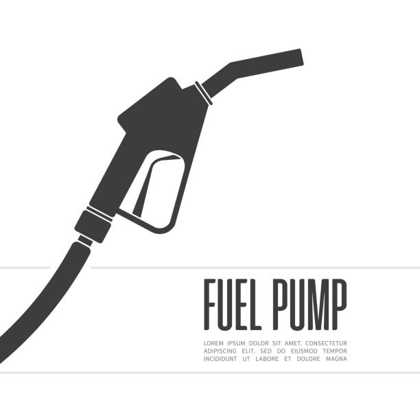 ilustrações de stock, clip art, desenhos animados e ícones de fuel pump icon. - gas station fuel pump station gasoline