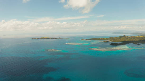 istock Seascape with tropical islands and turquoise water 1172216975
