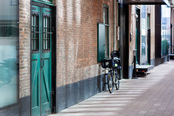 Old renovated warehouses at the wilhelminapier in Rotterdam in the Netherlands
