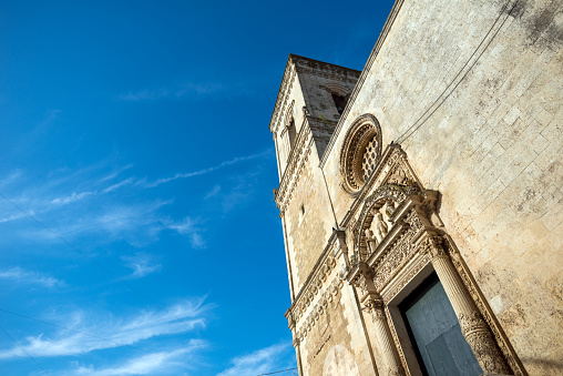 Architecture of South Italy, Puglia, Salento: Church in Corigliano D'Otranto