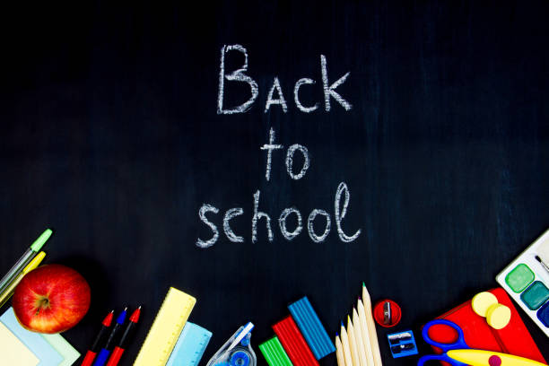 istock Office, school supplies isolated on background 1172224208