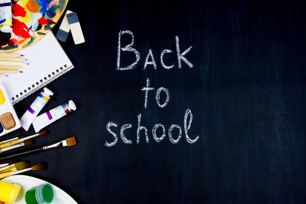 istock Office, school supplies isolated on background 1172225393