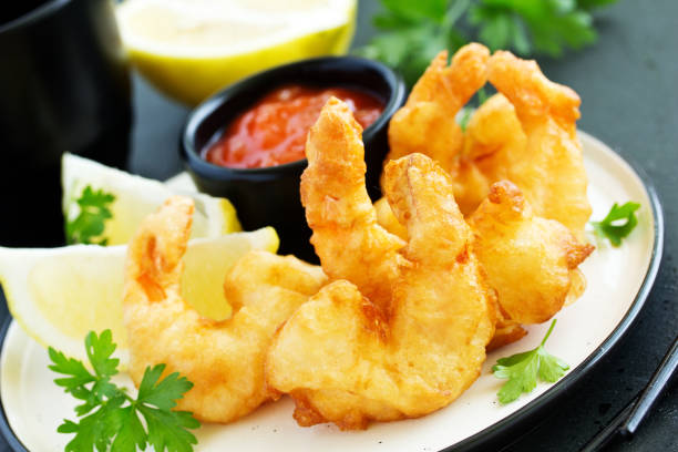 istock Spicy Tempura Jumbo Shrimps. 1172226350