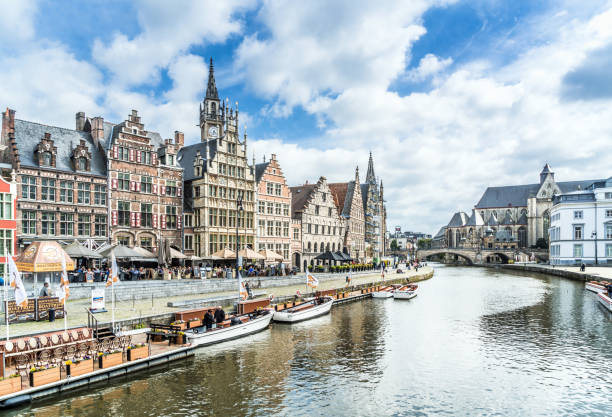 gand, belgio - ghent foto e immagini stock