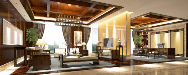 istock 3d render of living room 1172231641