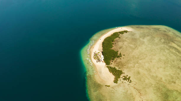 istock Tropical island with sandy beach. Palawan, Philippines 1172236390