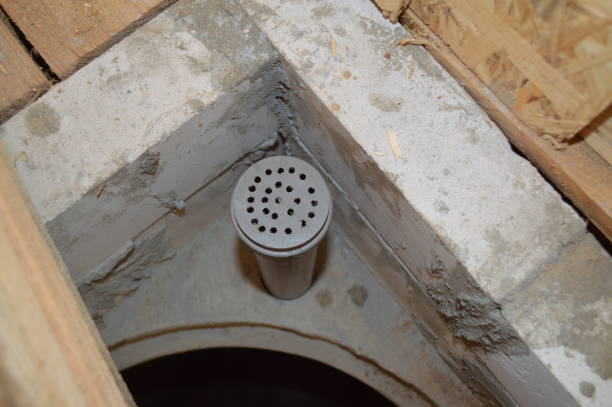 istock Installation of ventilation in the cellar 1172240239