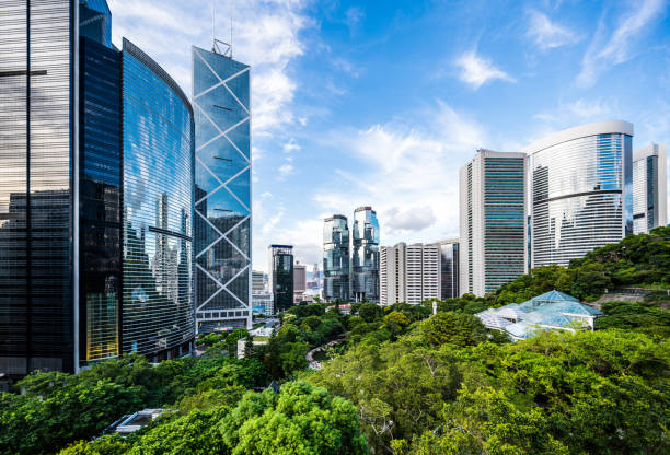 istock view of Hong Kong Park 1172241243