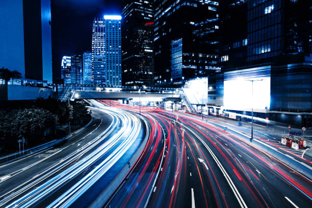 istock Hong Kong central district at night 1172243775