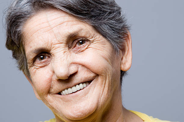 istock Smiling senior woman 117224470