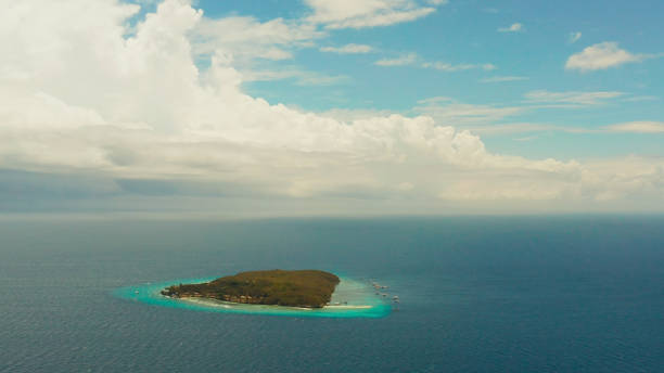 istock Tropical island in the open sea. Sumilon Island, Philippines 1172246489