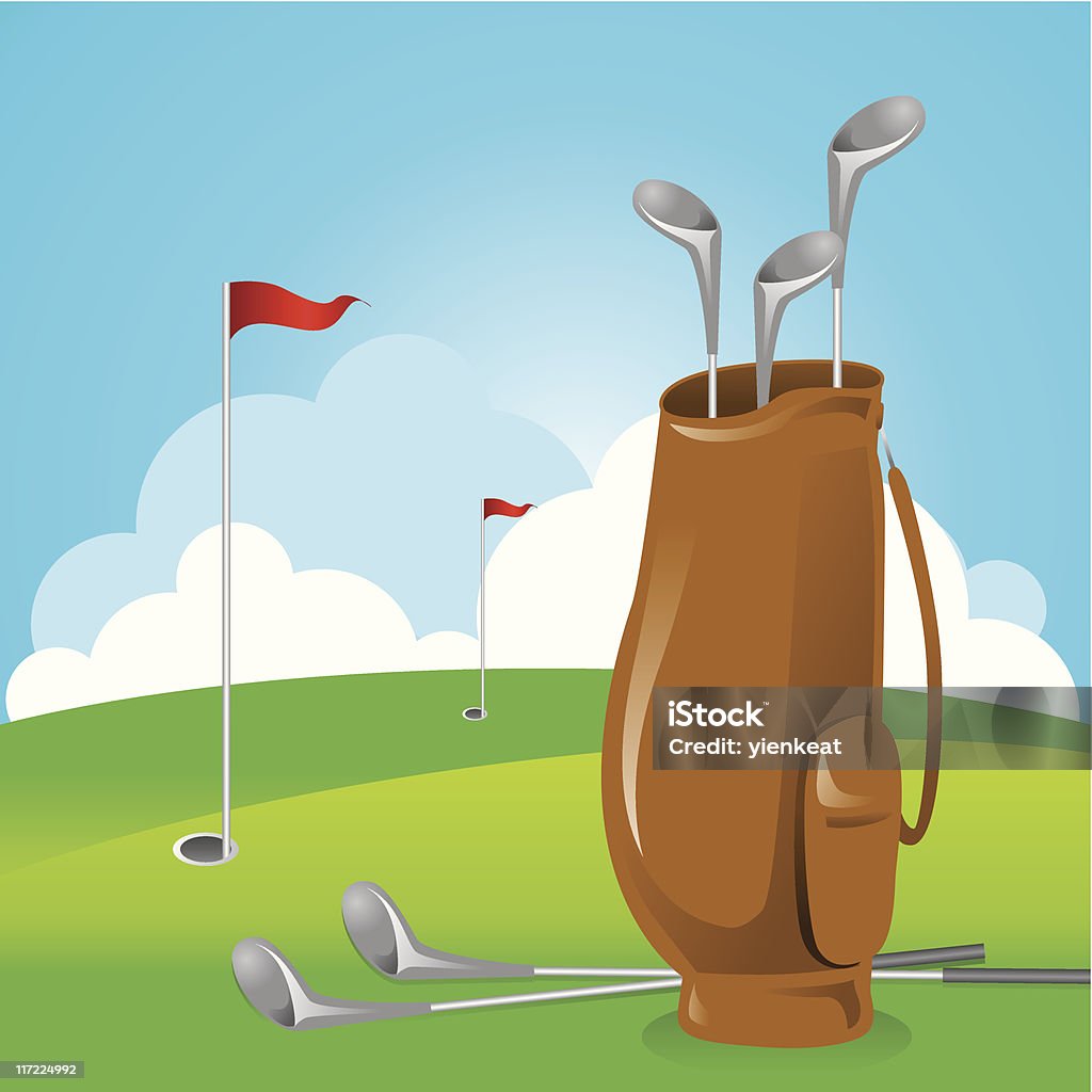 Torba do golfa - Grafika wektorowa royalty-free (Amator)