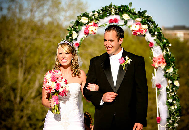 istock Pink Wedding Portraits 117225394