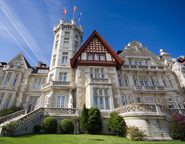 palácio de la magdalena - santander imagens e fotografias de stock