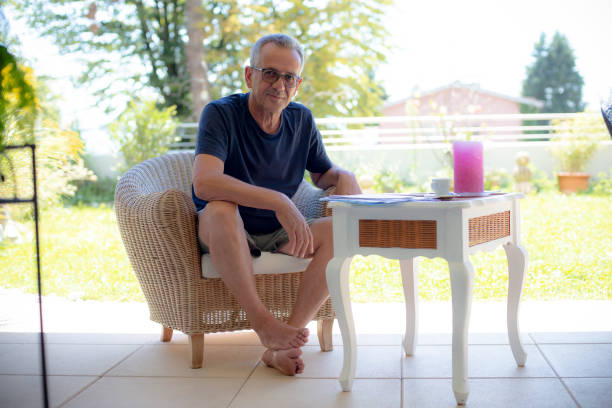 istock Easy morning paperwork routine for this retired mature businessman 1172254669