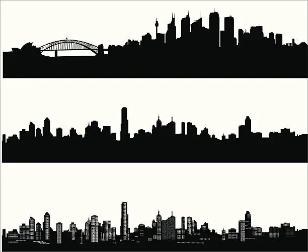 Vector illustration of City skylines