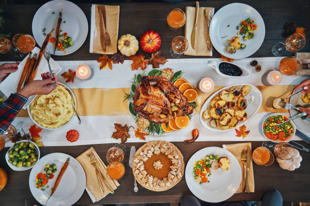 istock Family Having Traditional Holiday Stuffed Turkey Dinner 1172259930