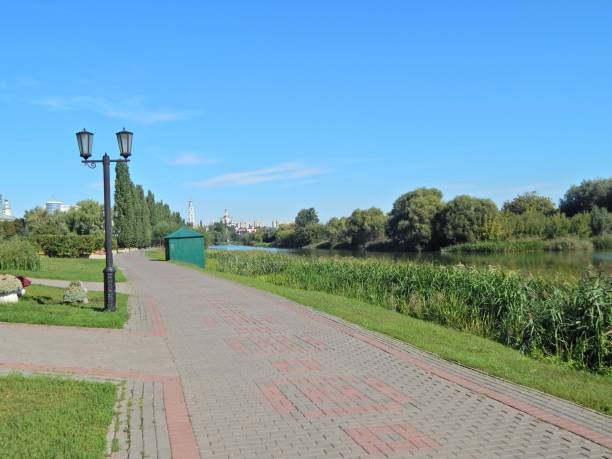 istock The path running along the river. Tambov. quay. 1172265225