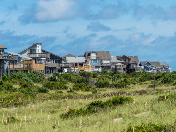 istock Front line of houses at North Caroline beach 1172272603