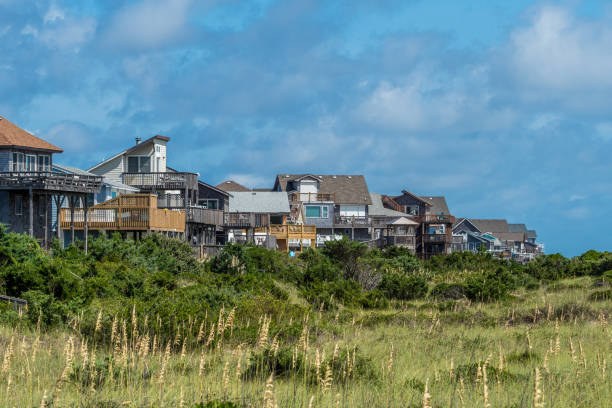 istock Front line of houses at North Caroline beach 1172272621
