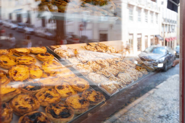 istock portuguese pastries behind glass 1172273270