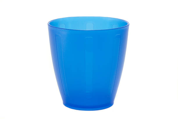 Blu tazza. - foto stock