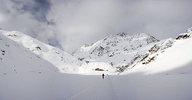 istock Skier In Winter Valley 117228071