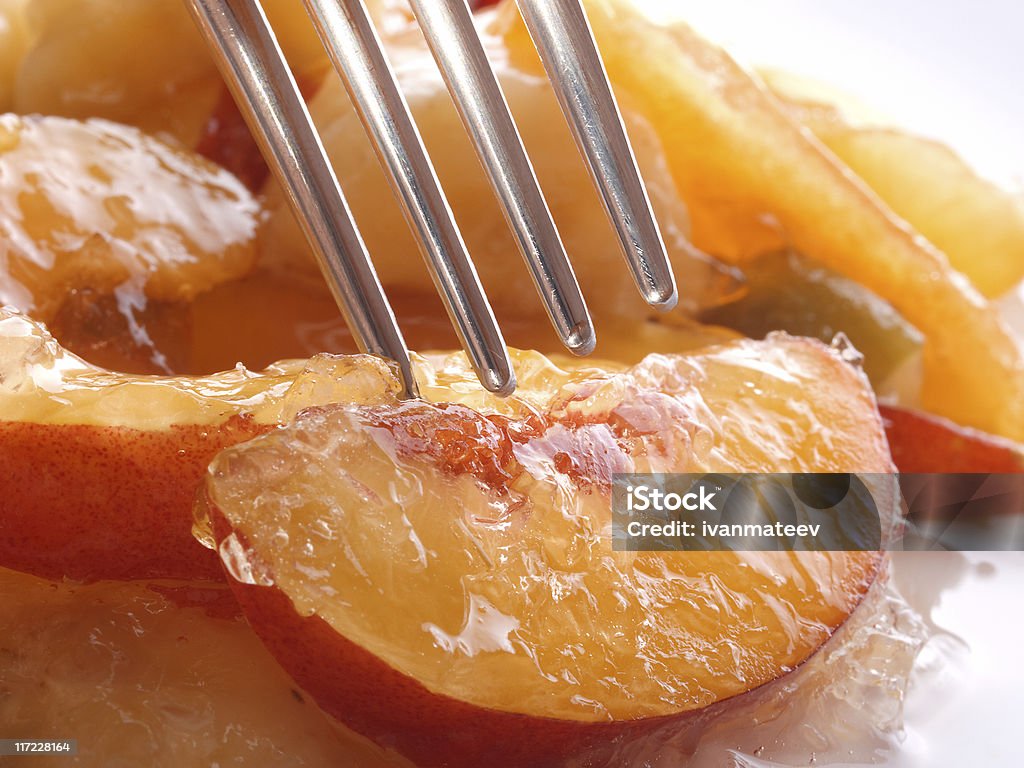 Gelatin Dessert Apple - Fruit Stock Photo