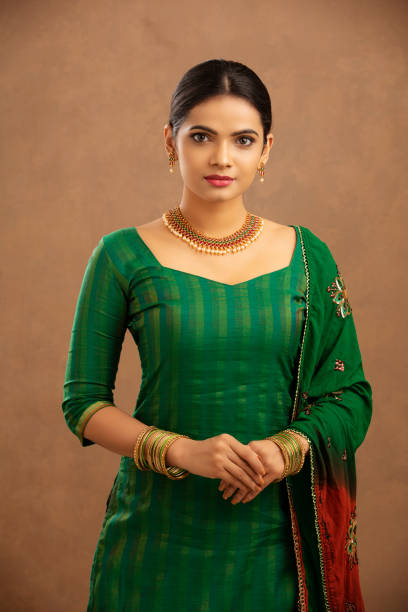 Pretty Indian young Muslim girl dress up for festival. Pretty Indian young Muslim girl dress up for festival. south indian lady stock pictures, royalty-free photos & images