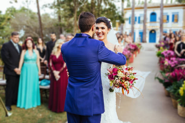 istock Bride and groom in the altar 1172287604