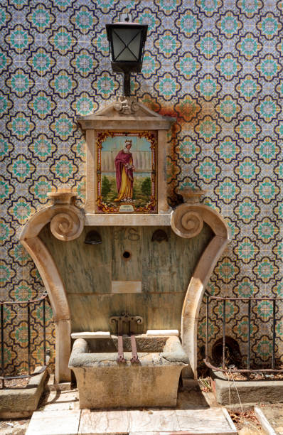 istock Ancient fountain in Portuguese Village 1172290980