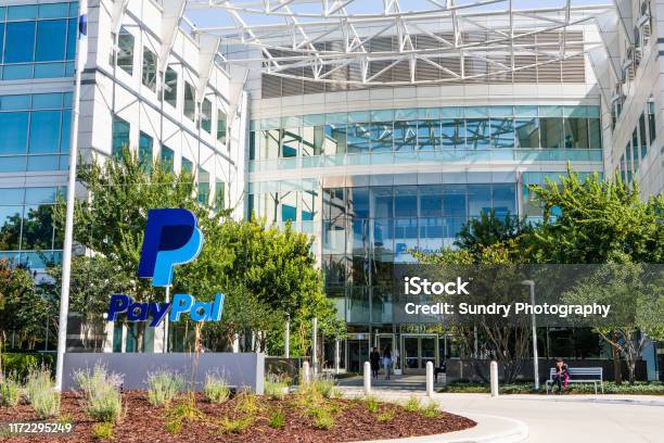 Paypal Headquarters In San Jose Silicon Valley Stock Photo - Download Image Now - PayPal, Logo, San Jose - California