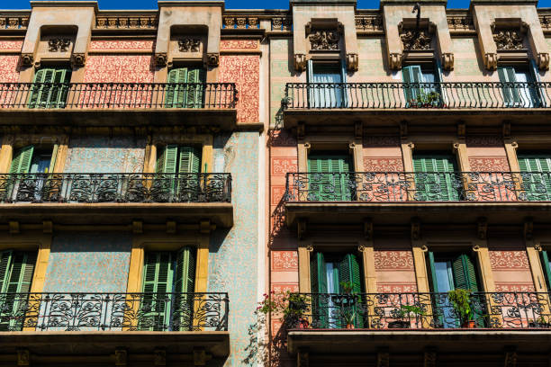 istock Traditional colorful Spanish architecture houses 1172295902