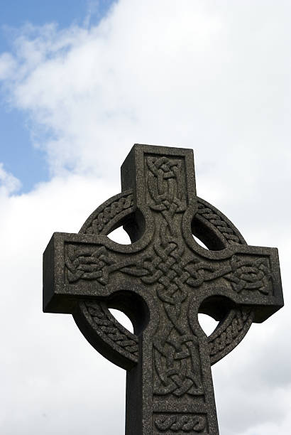 Celtic Ritual Markers 140+ Old Gray Celtic Cross Grave Marker Stock Photos, Pictures ...