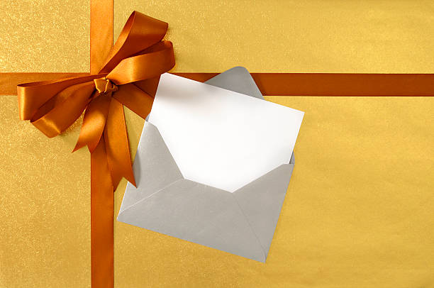 istock Gold gift with ribbon 117230031