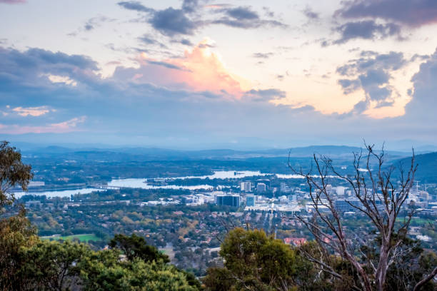 istock Late afternoon view from Mount Ainslie Lookout, Australia 1172301713
