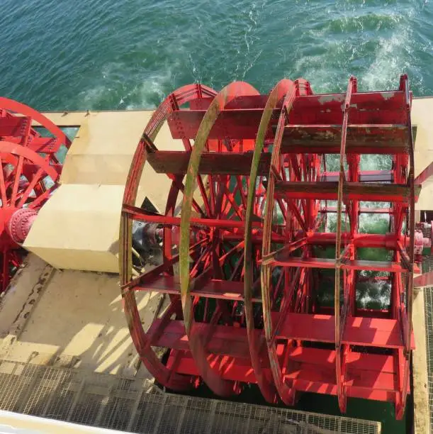 riverboat paddlewheel