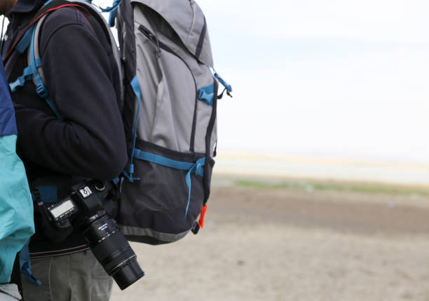 istock backpack traveler. trip and travel concept 1172313929