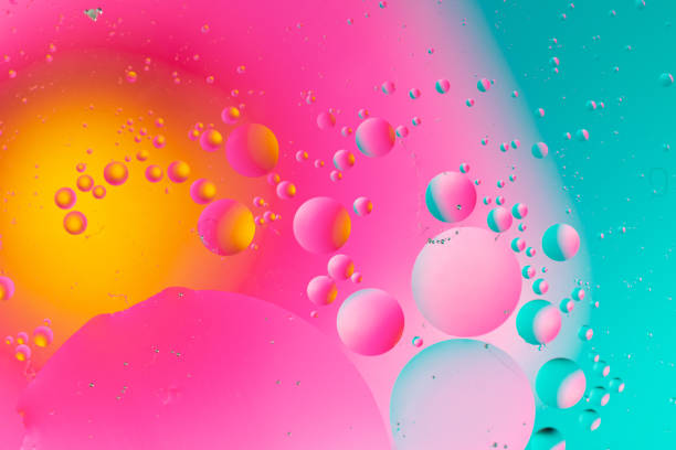 istock Water bubbles. Macro shot of air or molecule. Abstract space background. 1172314684