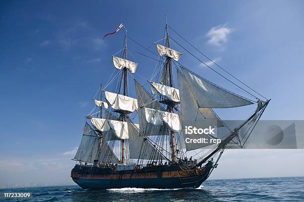 Sailing Ship Stock Photo - Download Image Now - Color Image, Horizontal, Military Ship