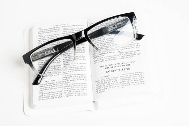 istock White Pocket Bible With A Pair Of Reading Glasses 1172333518