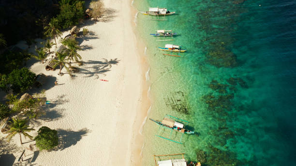 istock Seascape with tropical beach and sea 1172333917