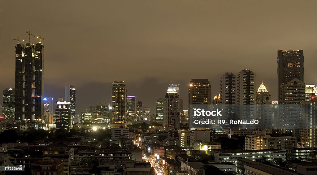Bangkok bei Nacht - Lizenzfrei Abenddämmerung Stock-Foto