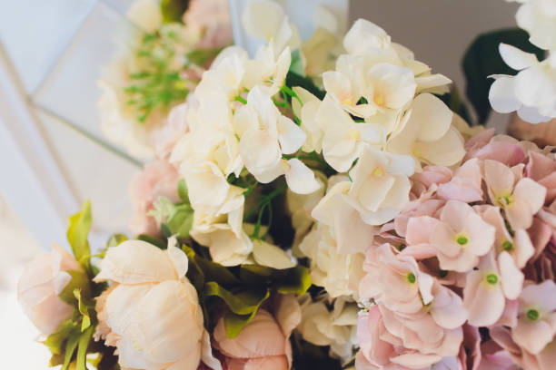 istock Plastic Floral Bouquet of Different Flowers artificial. 1172338148