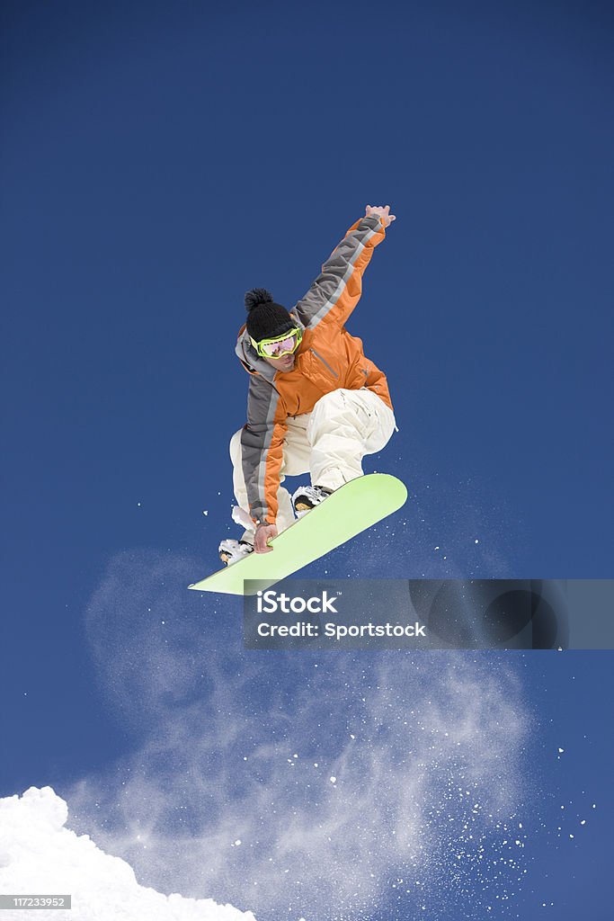 Snowboard em Voo - Royalty-free Adulto Foto de stock