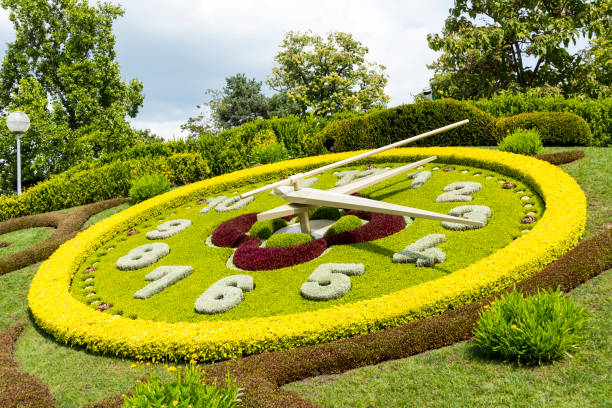 istock The flower clock in Geneva, Switzerland 1172343603